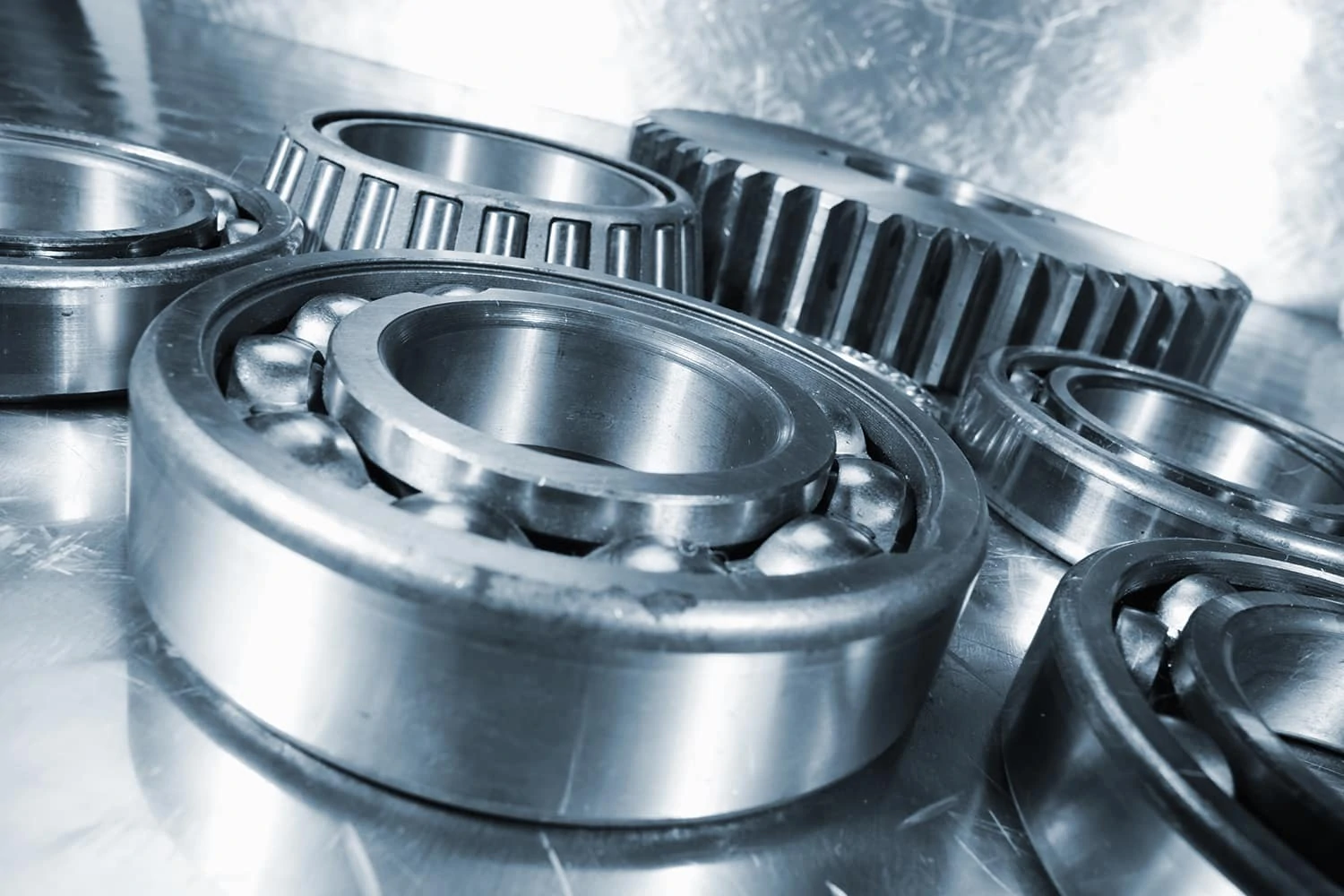 titanium packed ball bearing