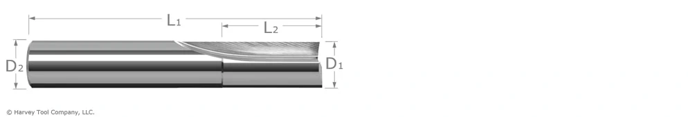 straight flute end mill