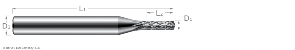 diamond cut drill mill for composites