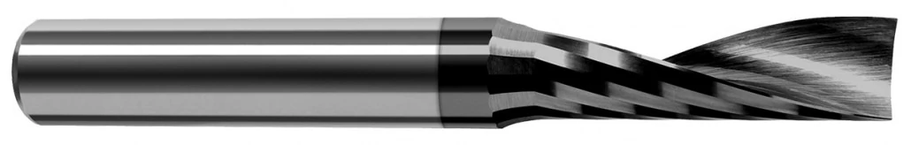single flute end mill for pastics