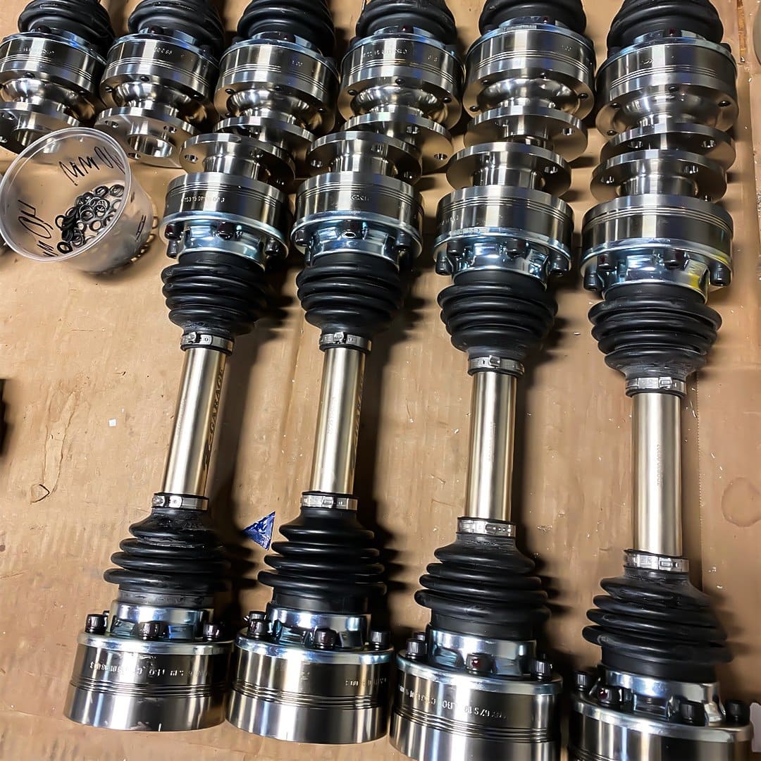 assortment of prototype parts made by Kad Models
