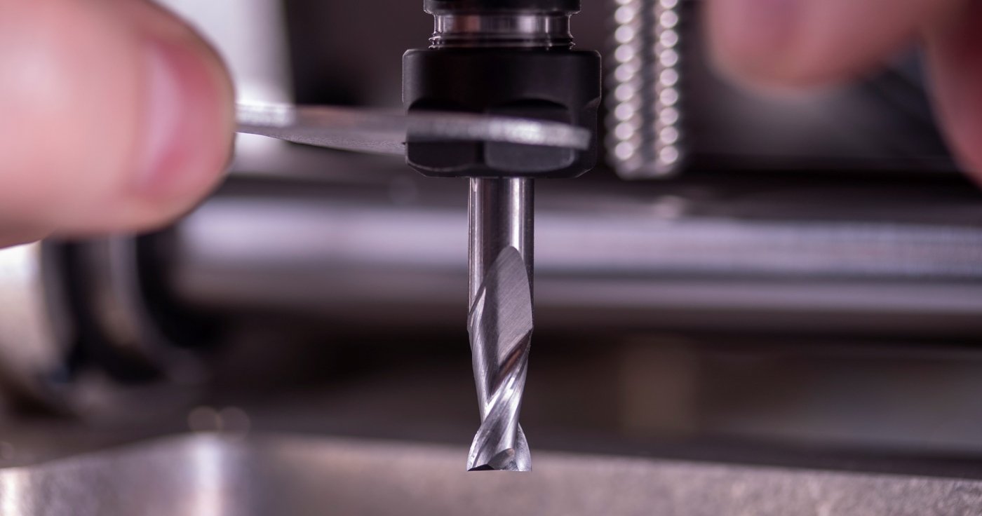 helical end mill on bantam tools desktop cnc mill