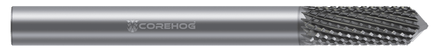 Carbon Fiber Reinforced Polymers (CFRP): Material Properties & Tool Selection 48 corehog cfrp router bit drill point upcut