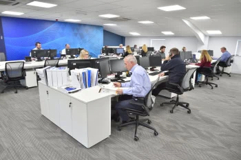 Office team supporting customers and business operations