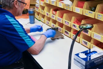 Precision coating room used in cutting tool manufacturing